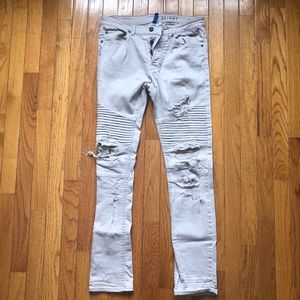 H&M DIVIDED Men’s Distressed Skinny Jeans